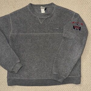 1980s Vintage LL Bean Fleece Oversize Crewneck Sweater